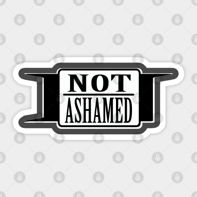 Mental Disorder Not Ashamed Sticker by dflynndesigns